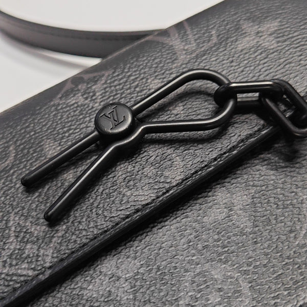 STEAMER Mini Monogram Coated Canvas Black