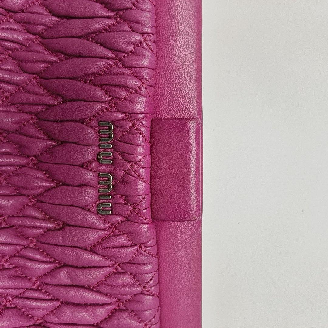 Matelassé Quilted Lambskin Pink