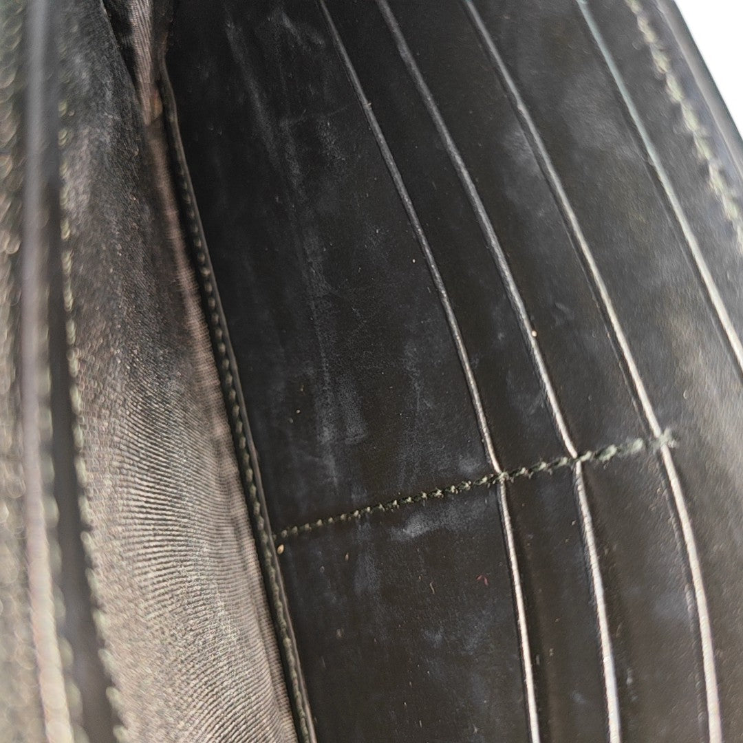 Interlocking G Small Monogram Calfskin Black Wallet