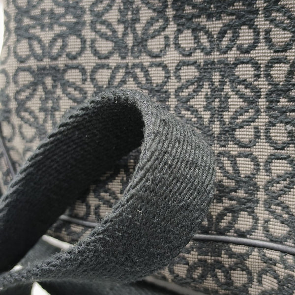 Monogram Fabric Shoulder Bag Gray