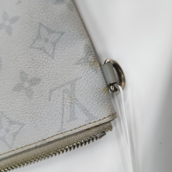 POCHETTE CHAINE GM Monogram Coated Canvas White