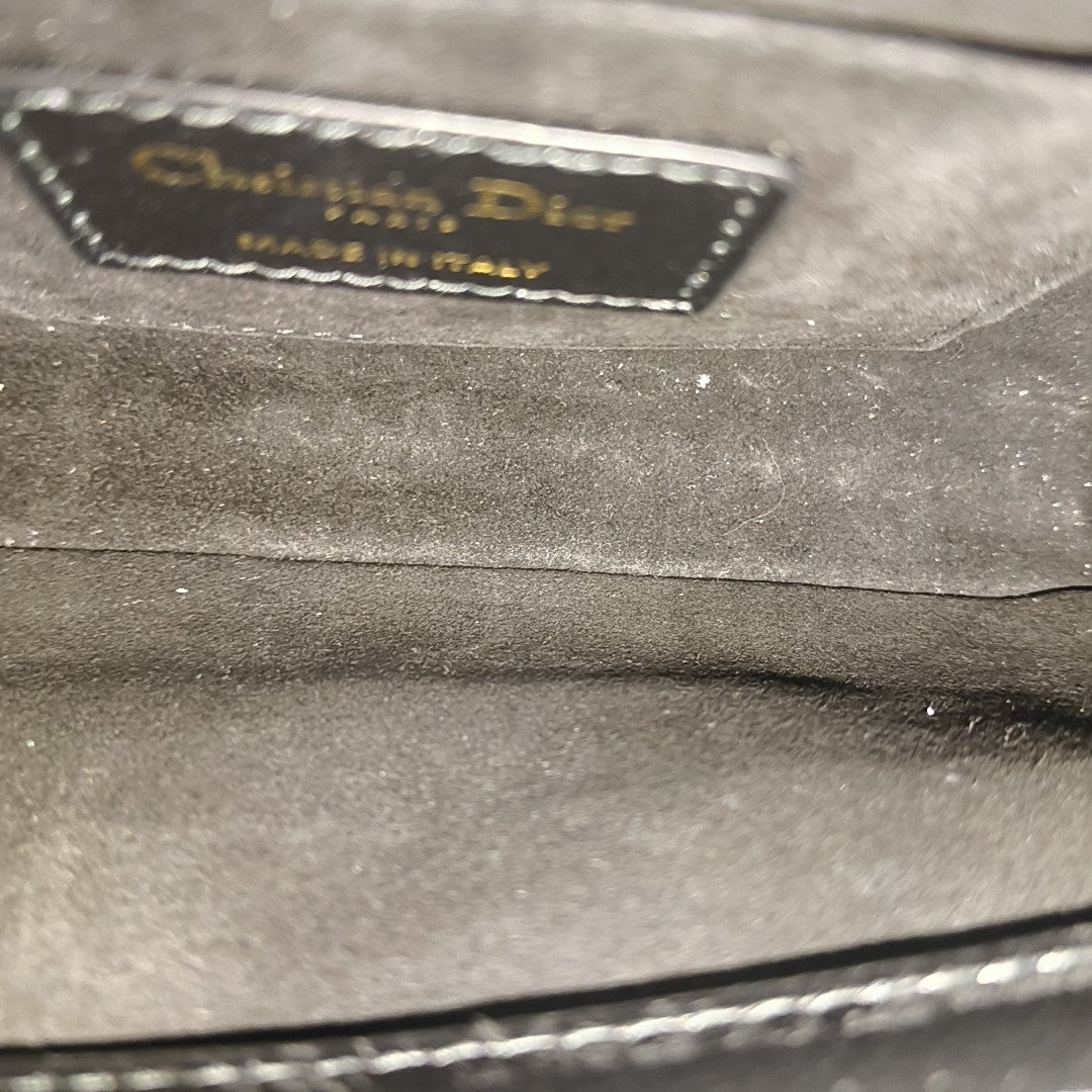 Dior Caro Mini Cannage Calfskin Black