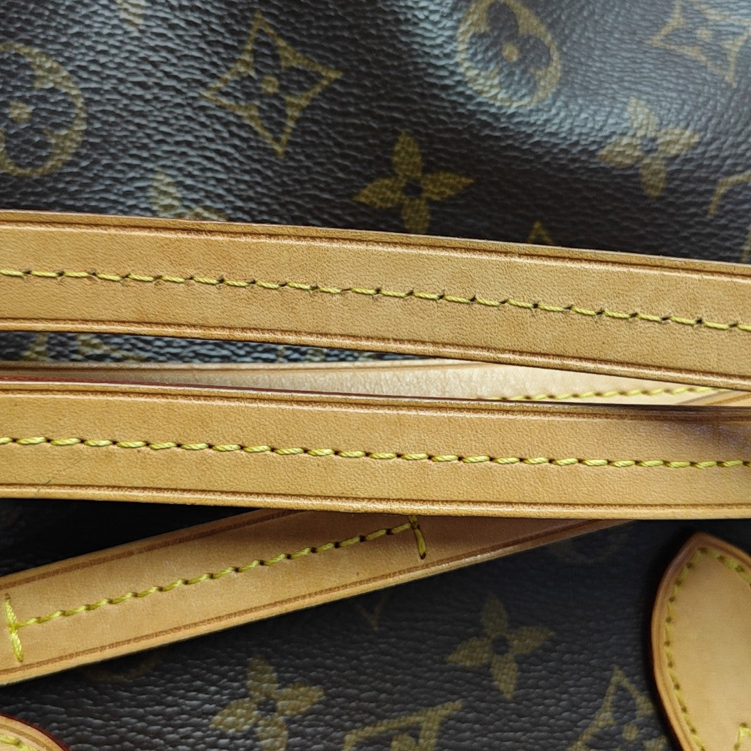 TURENNE Monogram Coated Canvas Brown