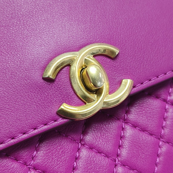Quilted Calfskin Shoulder Bag Pink