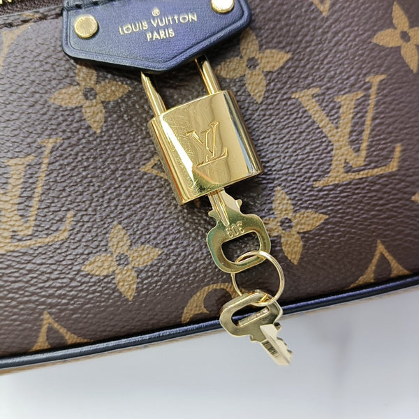 Vanity Chain Pouch Monogram Coated Canvas Brown