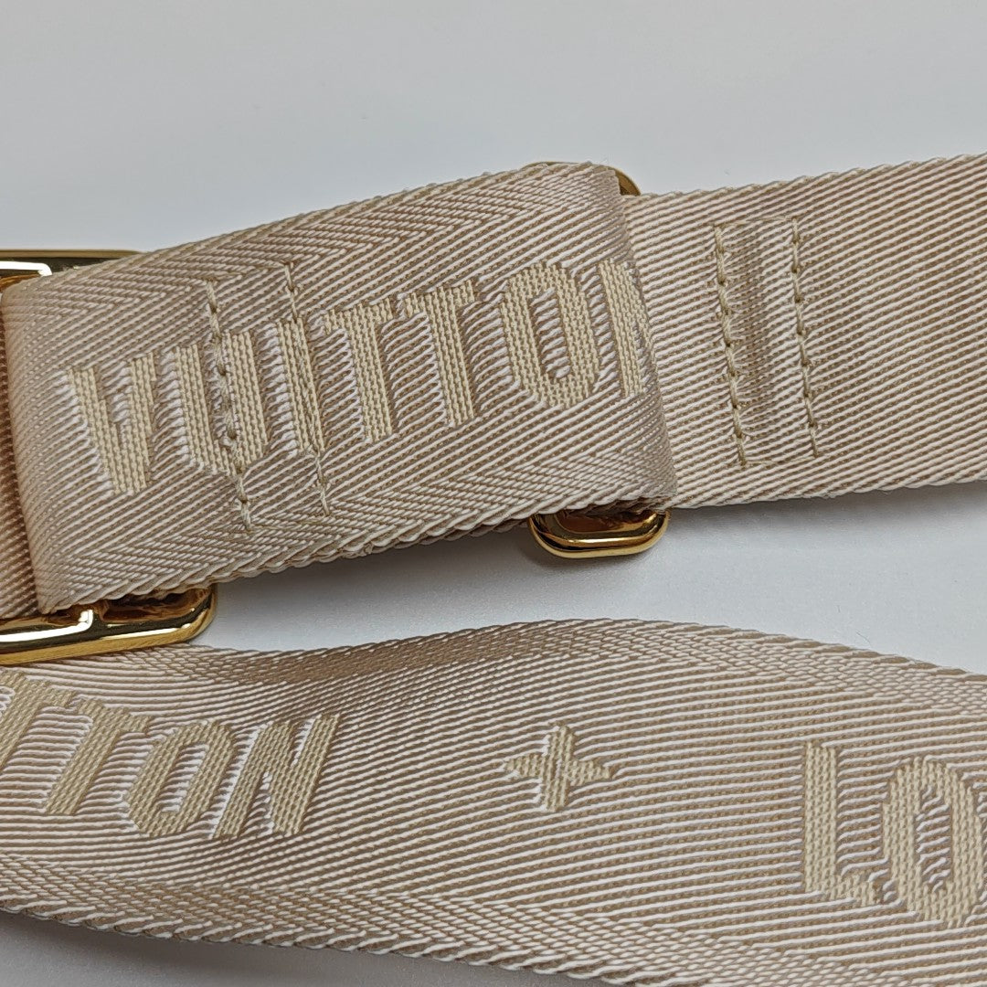 PAPILLON BB Monogram Calfskin Beige