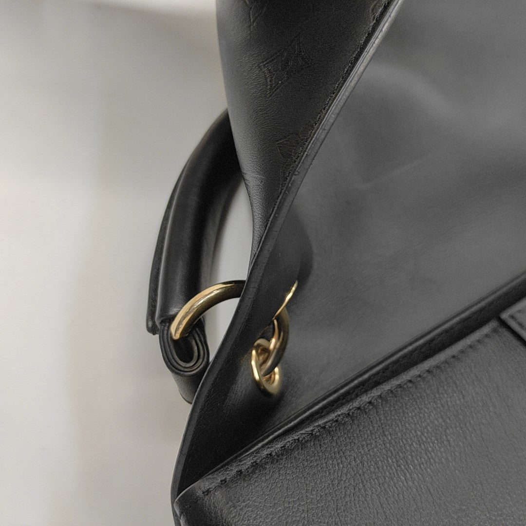 VERY Monogram Calfskin Black