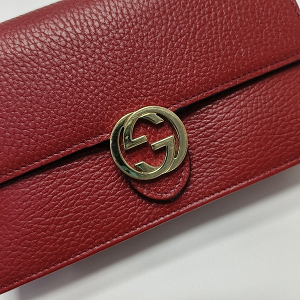 Calfskin Shoulder Bag Red