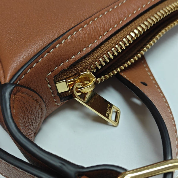 HELOÏSE TRIOMPHE Medium Calfskin Yellow