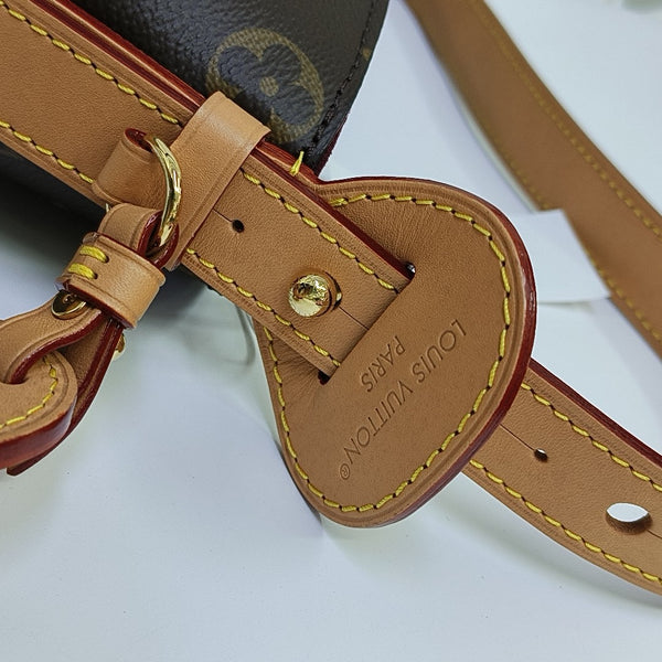 ALL IN Monogram Coated Canvas Brown