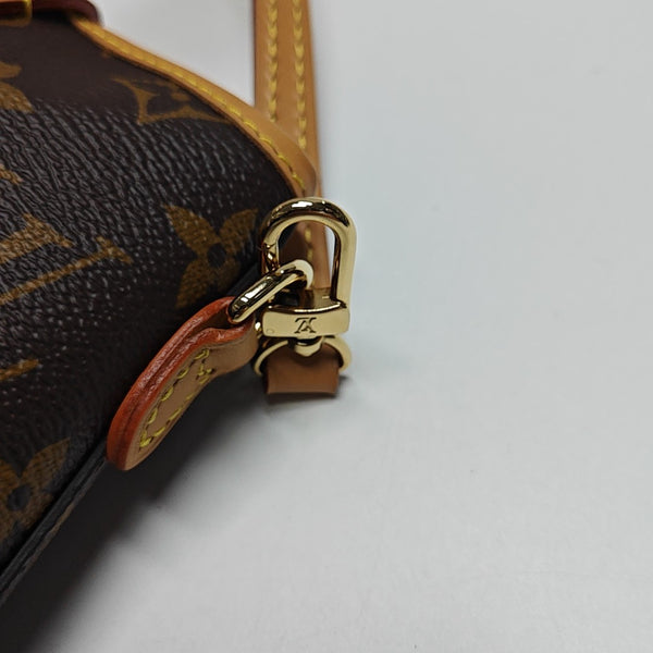 FOLD ME Monogram Coated Canvas Brown