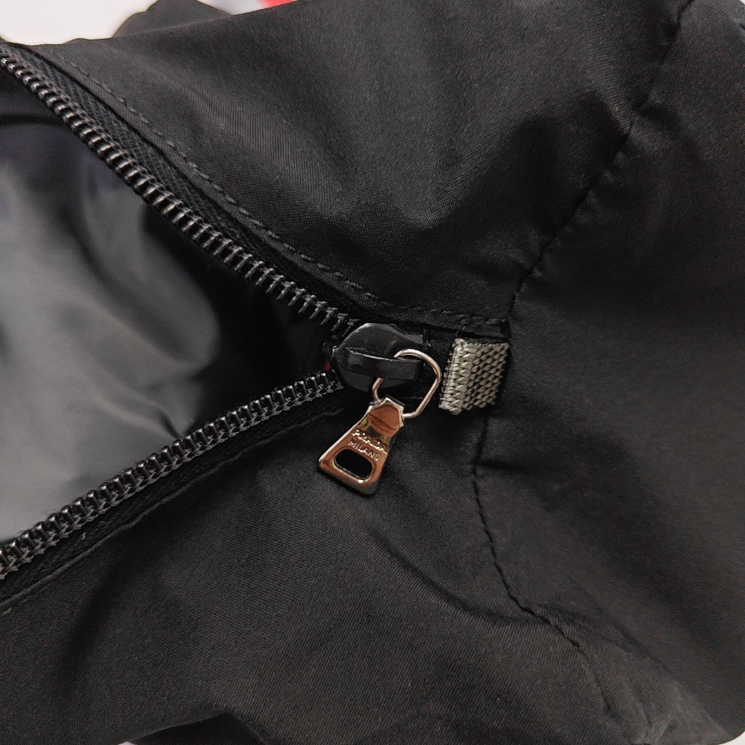 Fabric Top Handle Bag Black