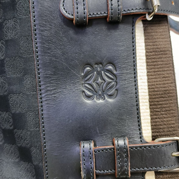 Canvas Top Handle Bag Black