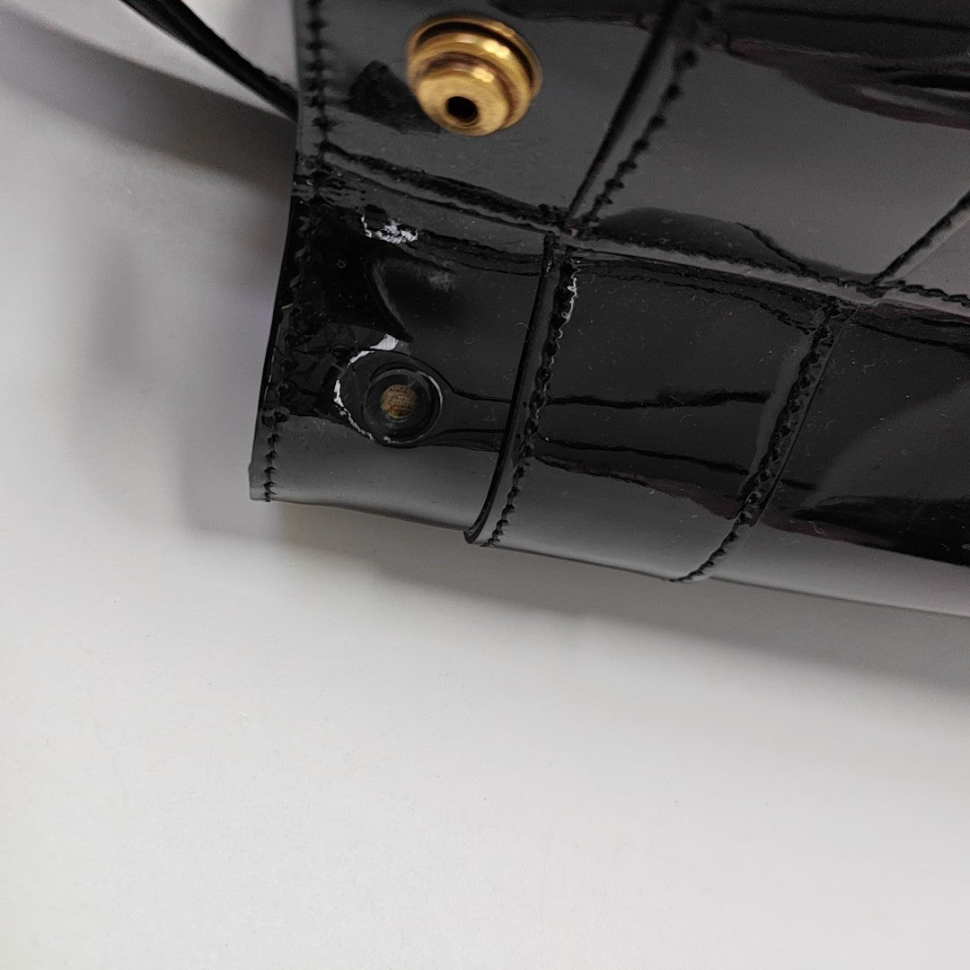 Horsebit 1955 Medium Patent Leather Black