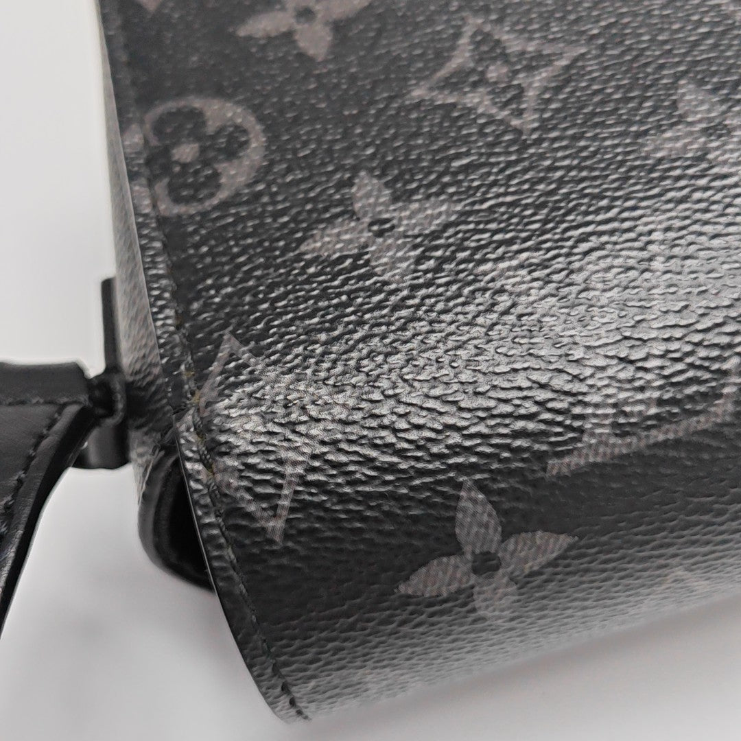 STEAMER Mini Monogram Coated Canvas Black