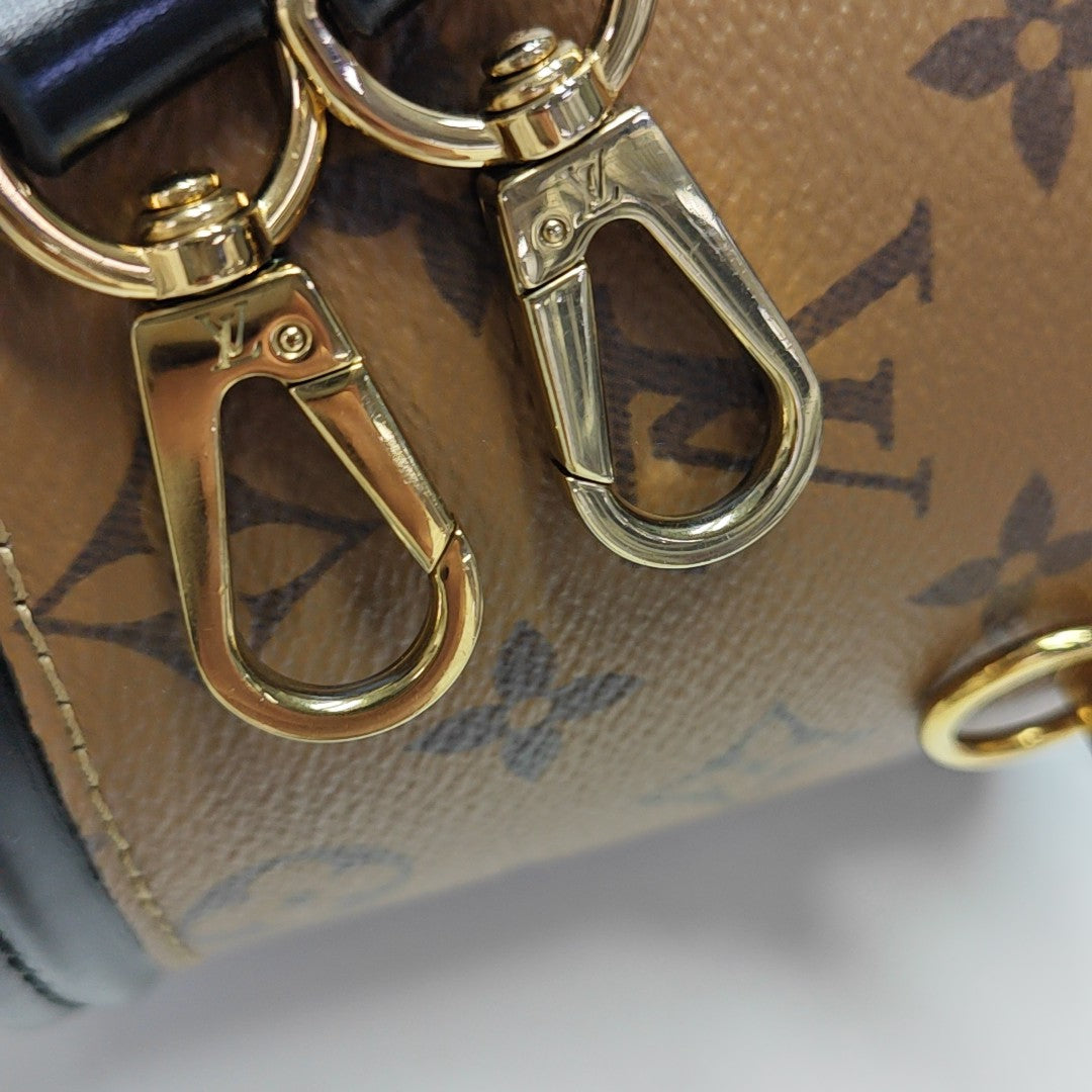 CANNES PM Monogram Coated Canvas Brown