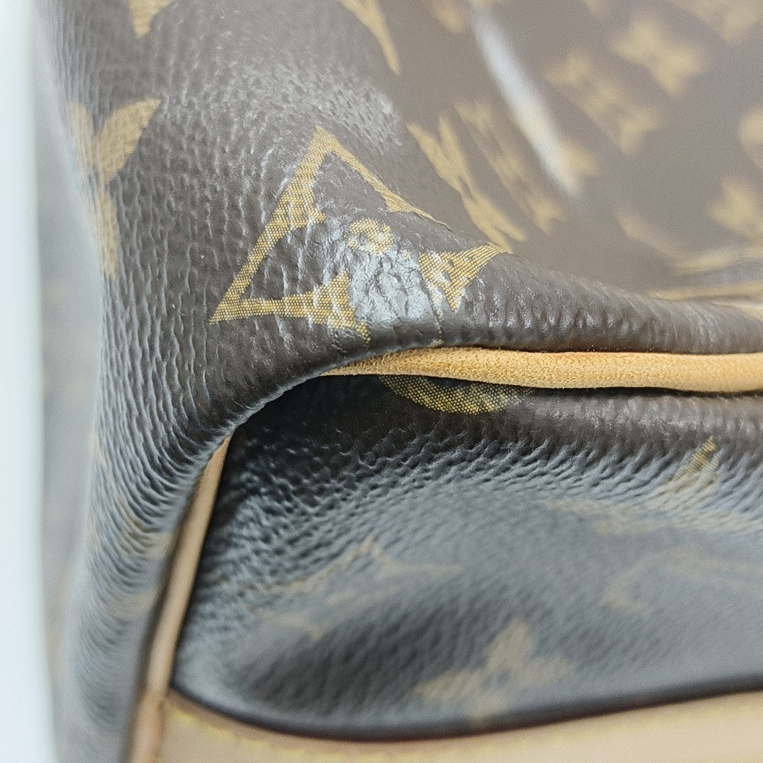 SPEEDY 25 Monogram Coated Canvas Brown