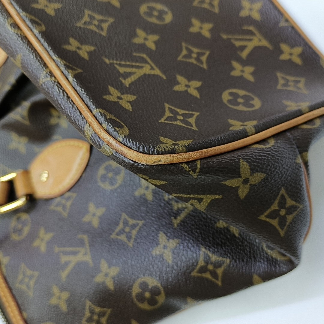 PALERMO PM Monogram Coated Canvas Brown