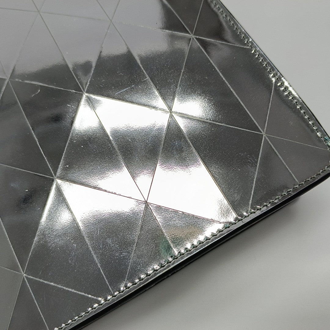 Panier Small Patent Leather Silver