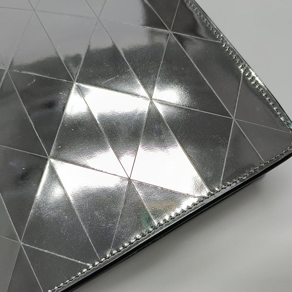 Panier Small Patent Leather Silver