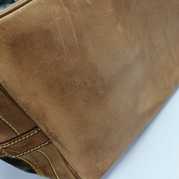 NOÉ GM Monogram Coated Canvas Brown