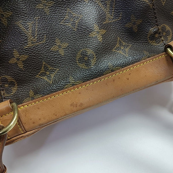 MONTSOURIS MM Monogram Coated Canvas Brown
