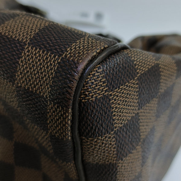 SPEEDY 30 Damier Ebene Coated Canvas Brown