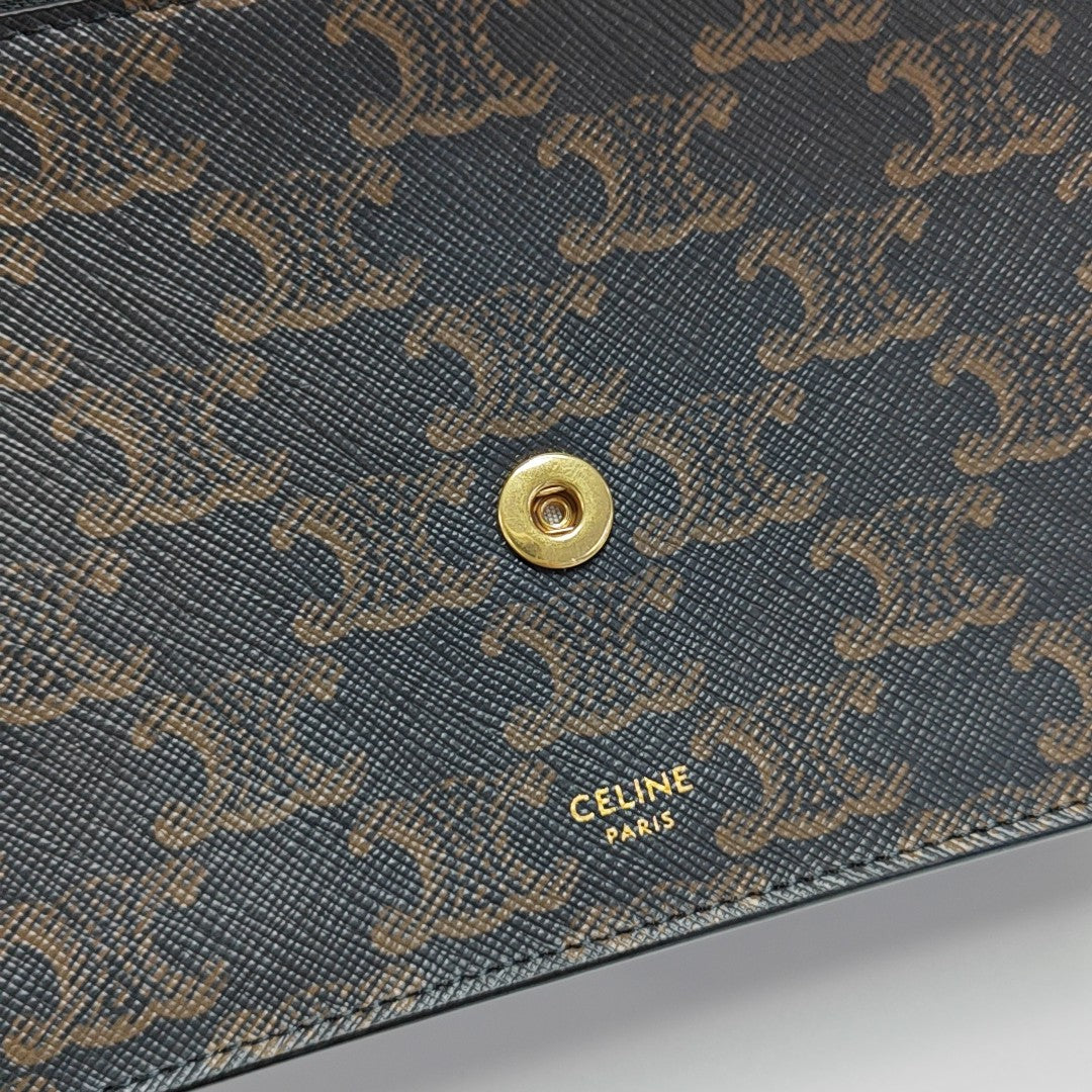 TRIOMPHE CANVAS Coated Canvas Brown