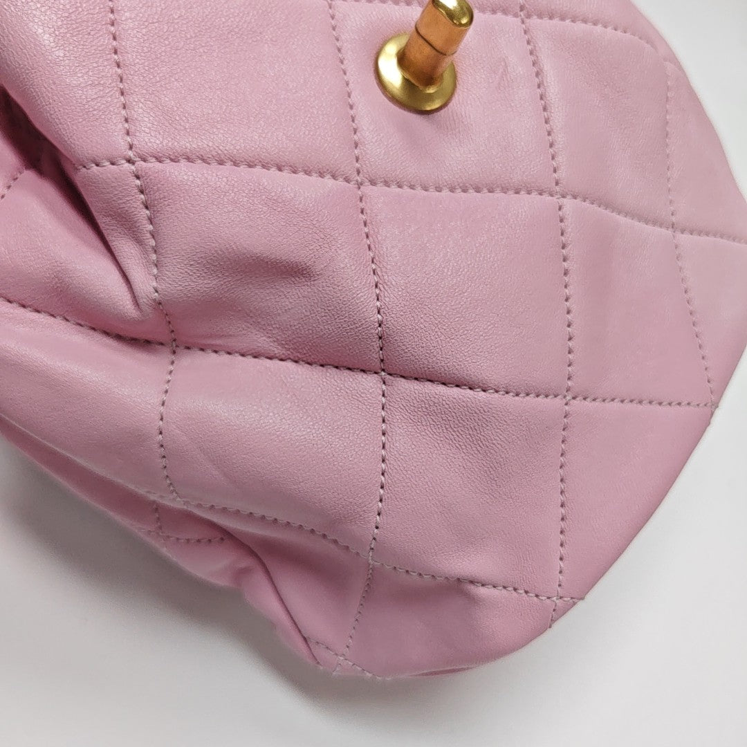 24S Quilted Lambskin Pink
