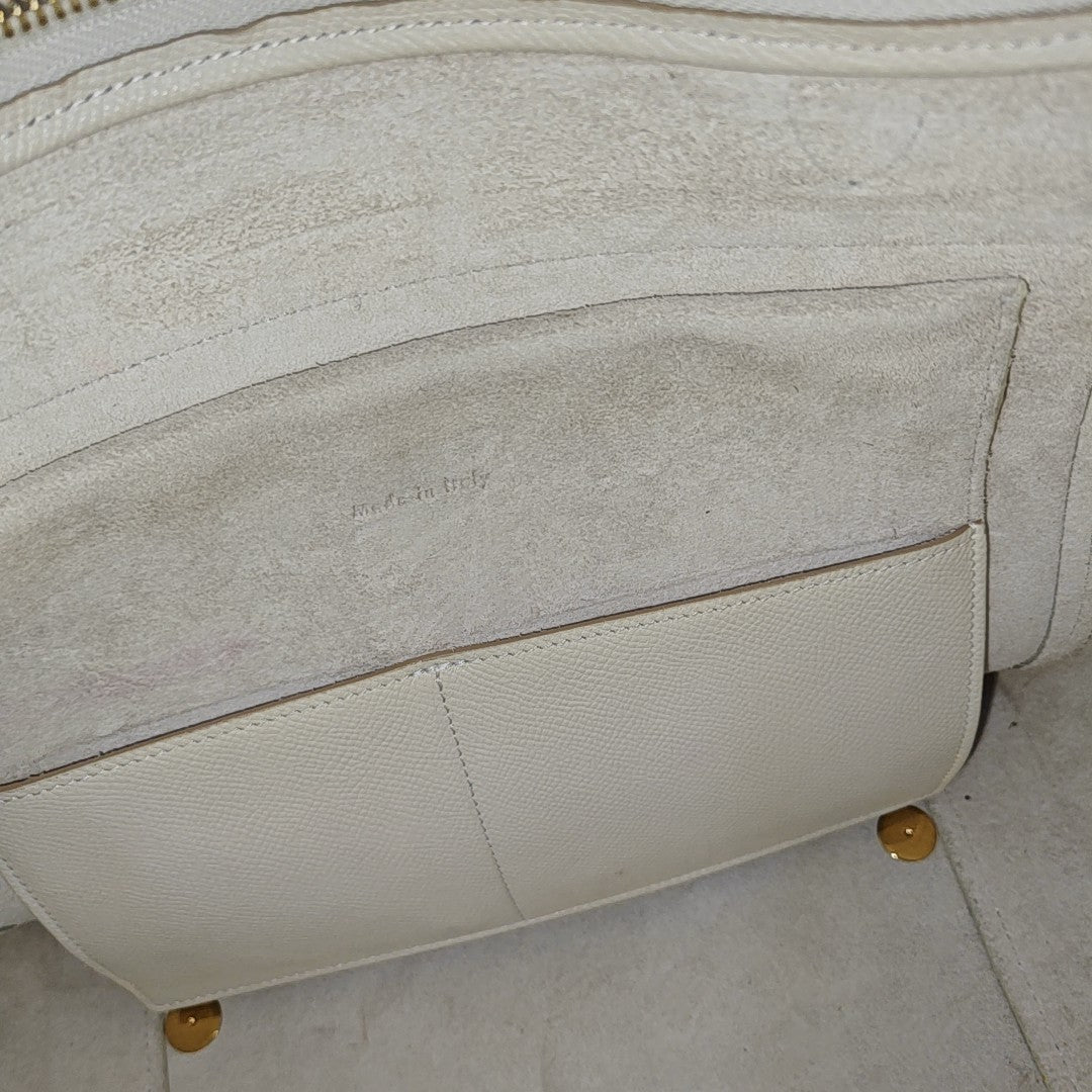 BELT Mini Calfskin White