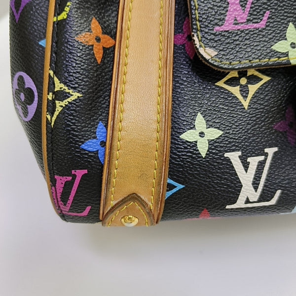 LV × TM PRISCILLA Monogram Coated Canvas Black