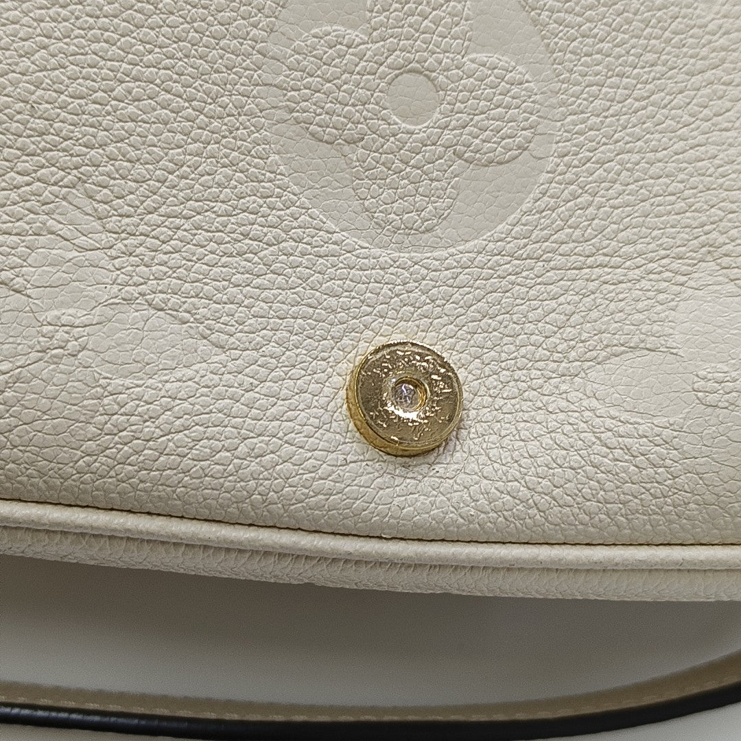 DIANE Monogram Calfskin Beige