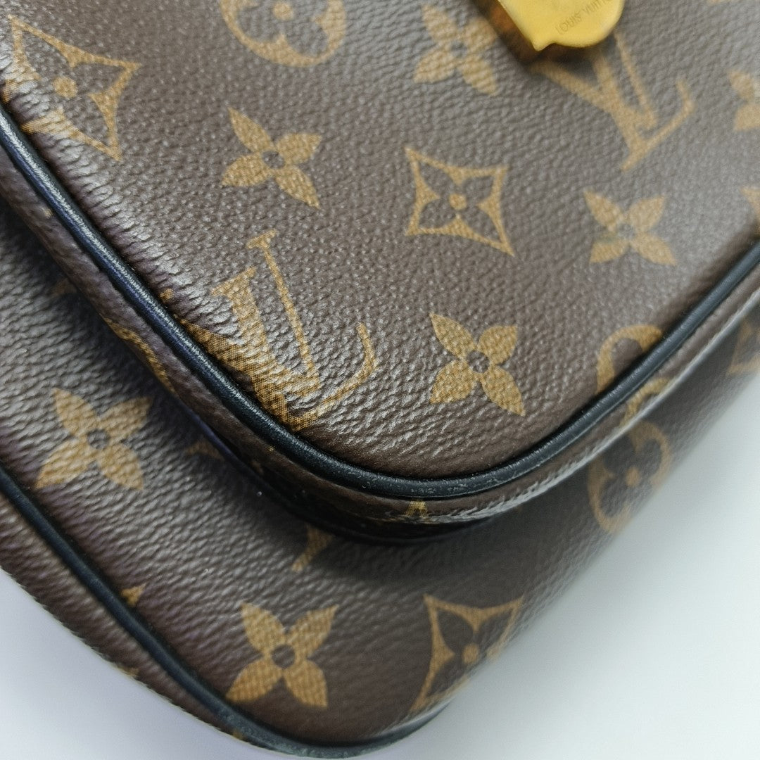 PASSY Monogram Coated Canvas Brown