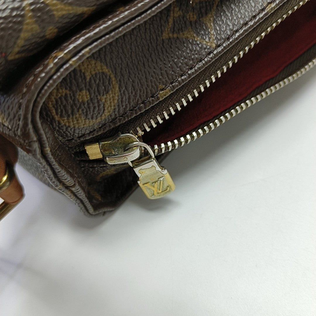 VIVA CITE Monogram Coated Canvas Brown