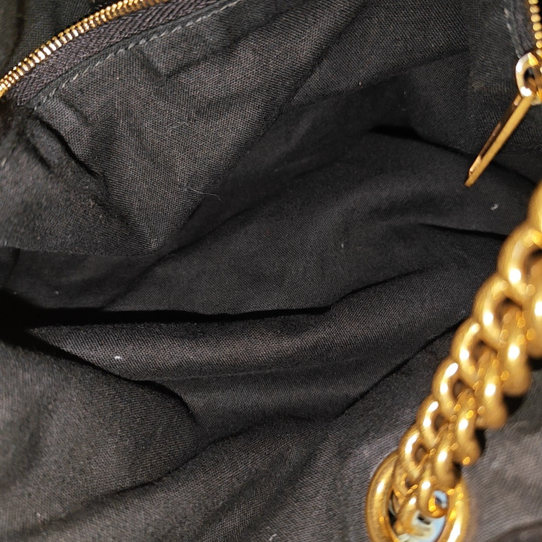 Calfskin Shoulder Bag Black