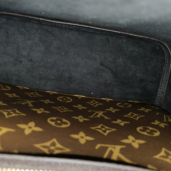 NÉONOÉ MM Monogram Coated Canvas Brown