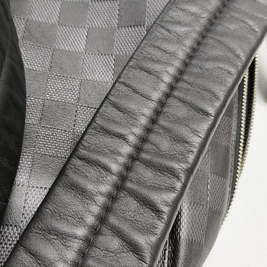 CAMPUS Damier Graphite Calfskin Black