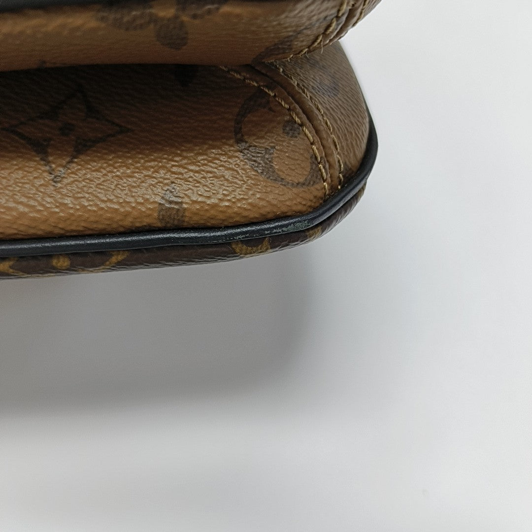 TWINNY Monogram Coated Canvas Brown