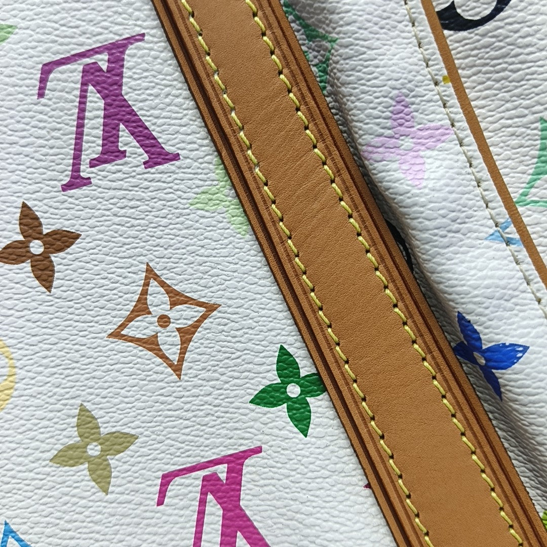 LV × TM PRISCILLA Monogram Coated Canvas White