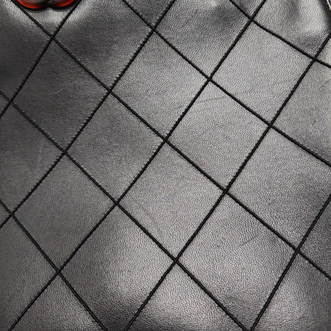 Quilted Lambskin Black