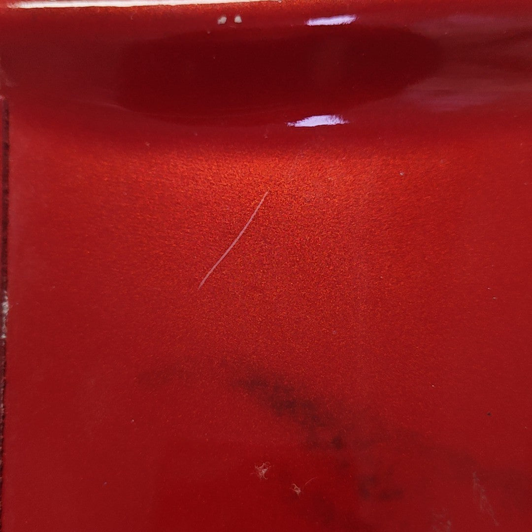 ALMA BB Monogram Patent Leather Red