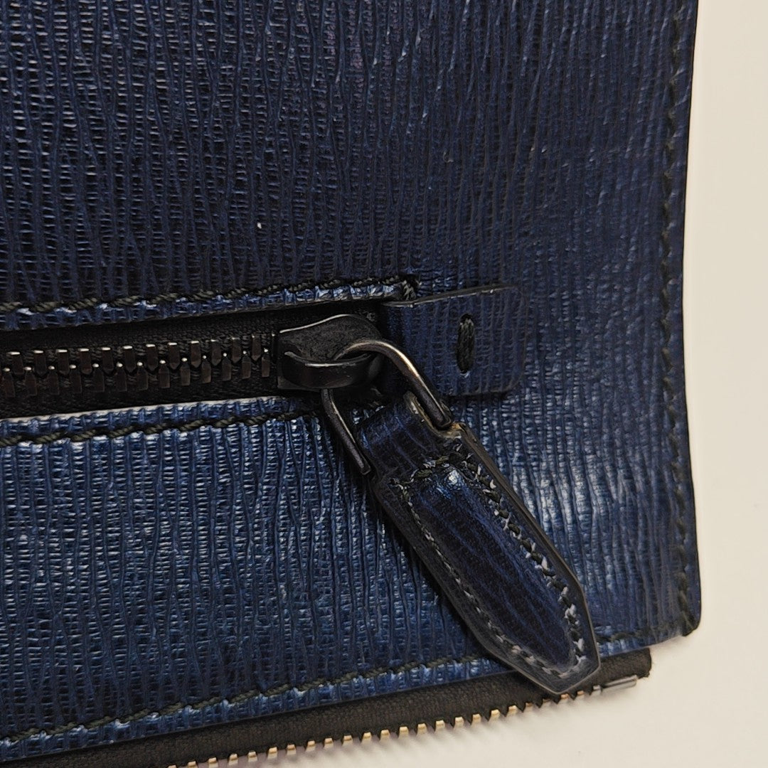 Calfskin Clutch Blue