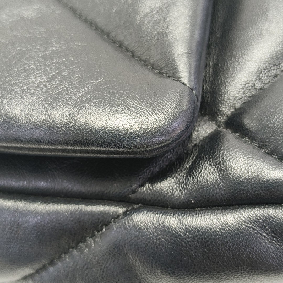 CHANEL 19 Small Quilted Lambskin Black