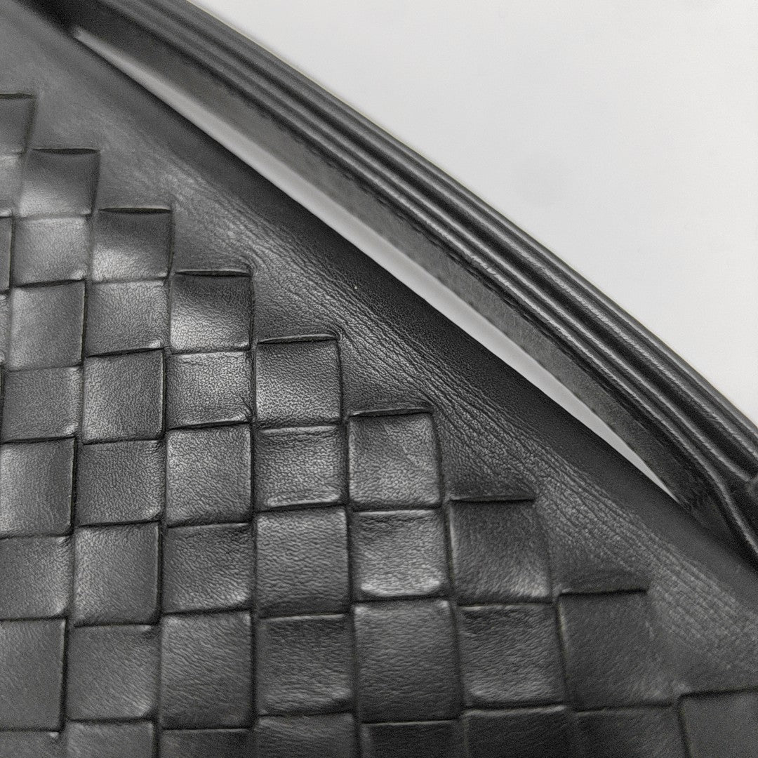Calfskin Top Handle Bag Black