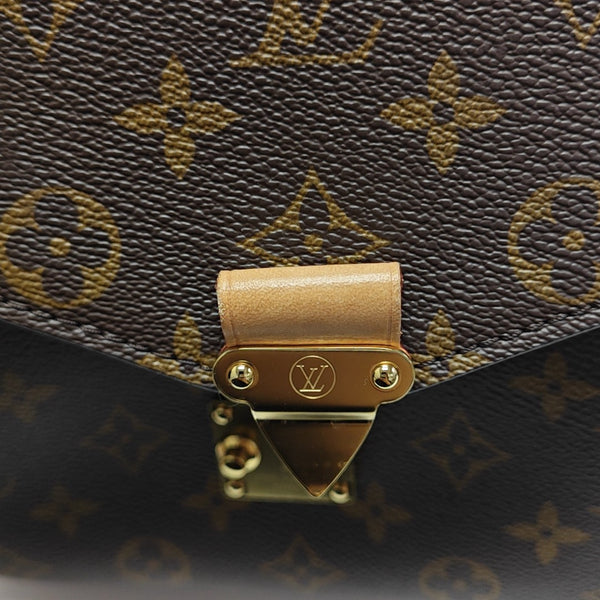 MÉTIS MM Monogram Coated Canvas Brown