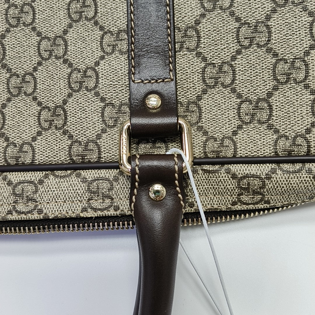 Duffle Monogram Coated Canvas Beige