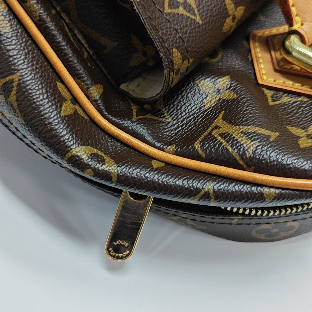 MANHATTAN GM Monogram Coated Canvas Brown