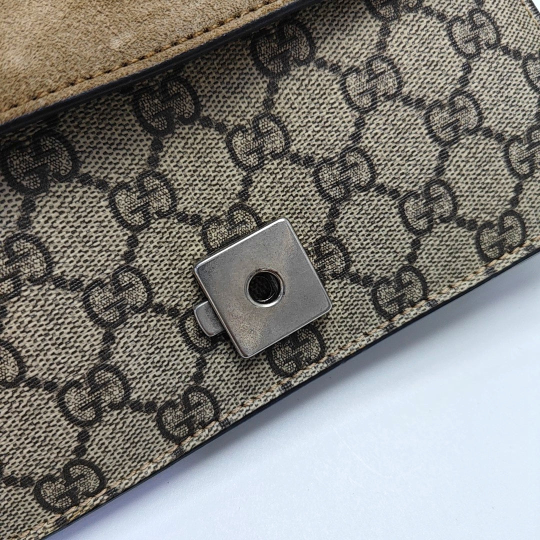 Authenticated pre-owned  Dionysus Mini Monogram Coated Canvas Beige - Shoulder Bag at Looply
