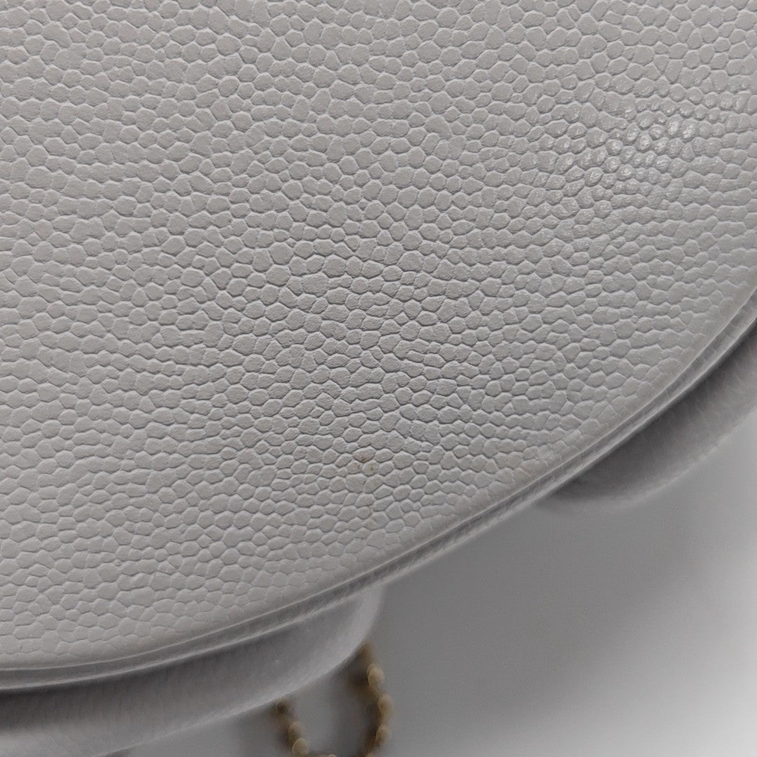DUMA Quilted Grained Calfskin Gray