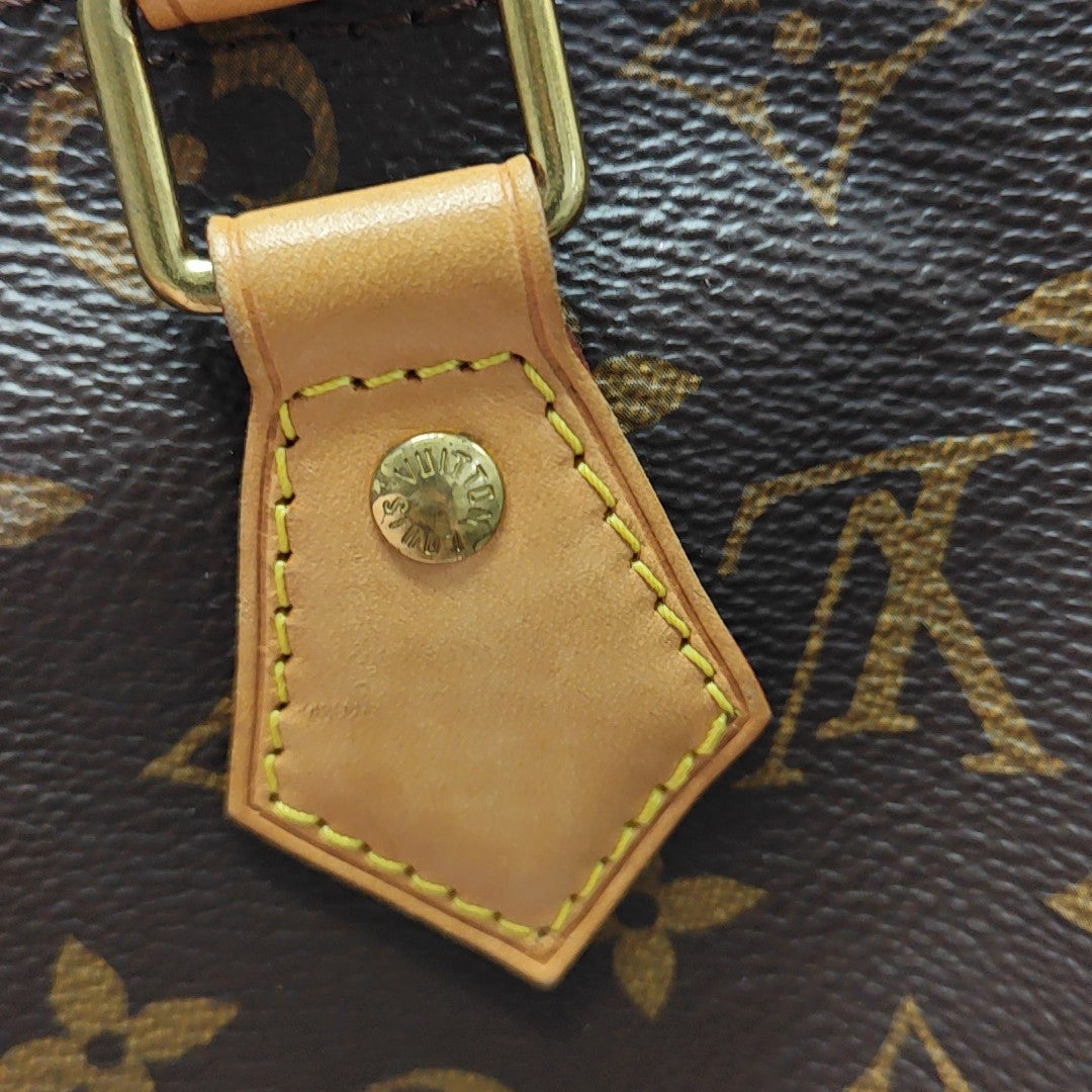 SPEEDY 25 Monogram Coated Canvas Brown